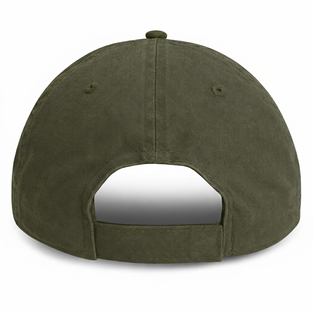 Jalapeno green Unstructured Baseball Cap-back