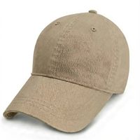 Khaki - Unstructured Baseball Cap - front 1