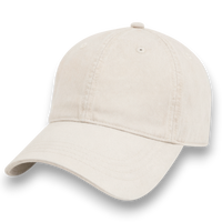Khaki Light Weathered - Unstructured Baseball Cap - front 1