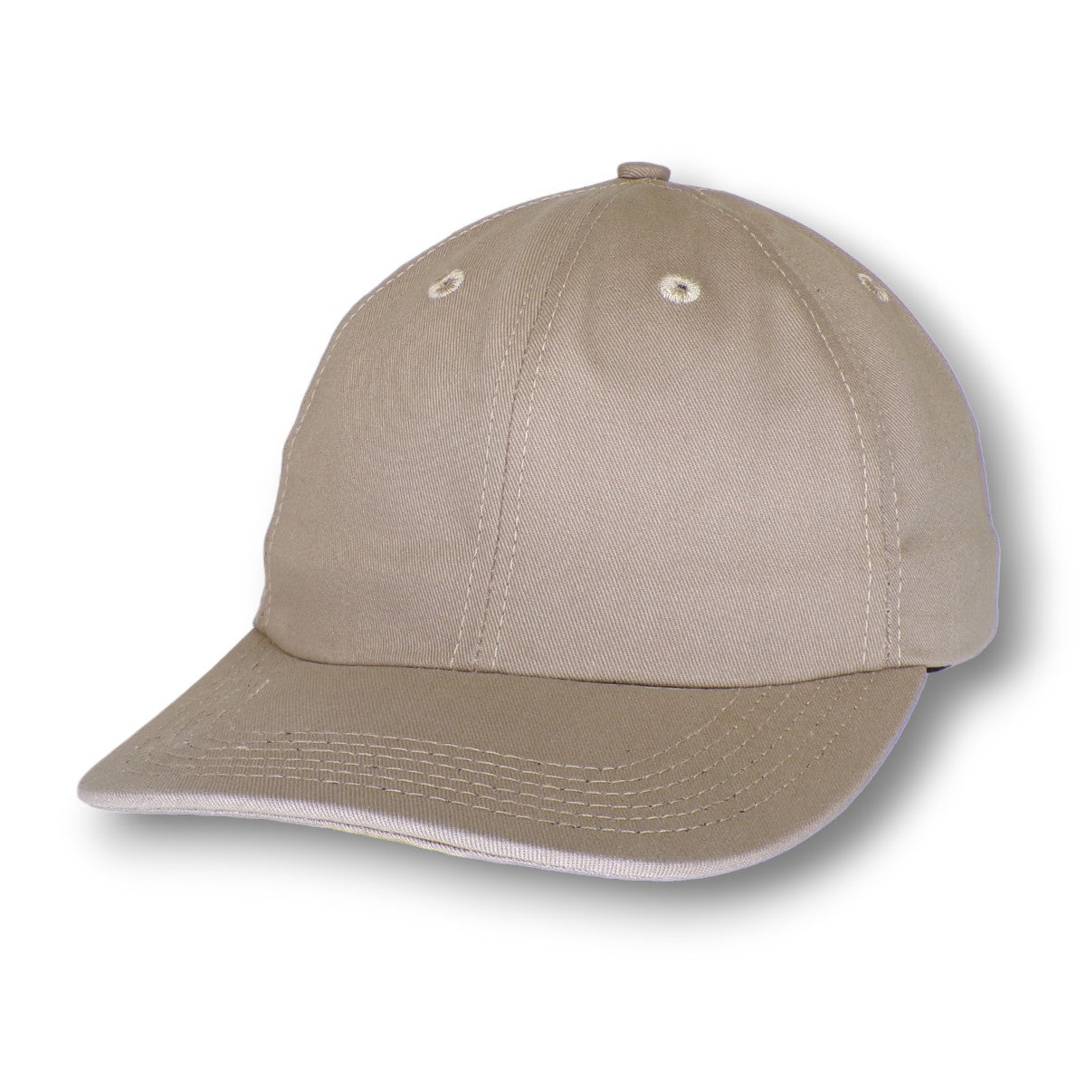 Khaki - Unstructured Baseball Cap front view