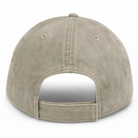 Khaki Weathered - Unstructured Baseball Cap - back 1
