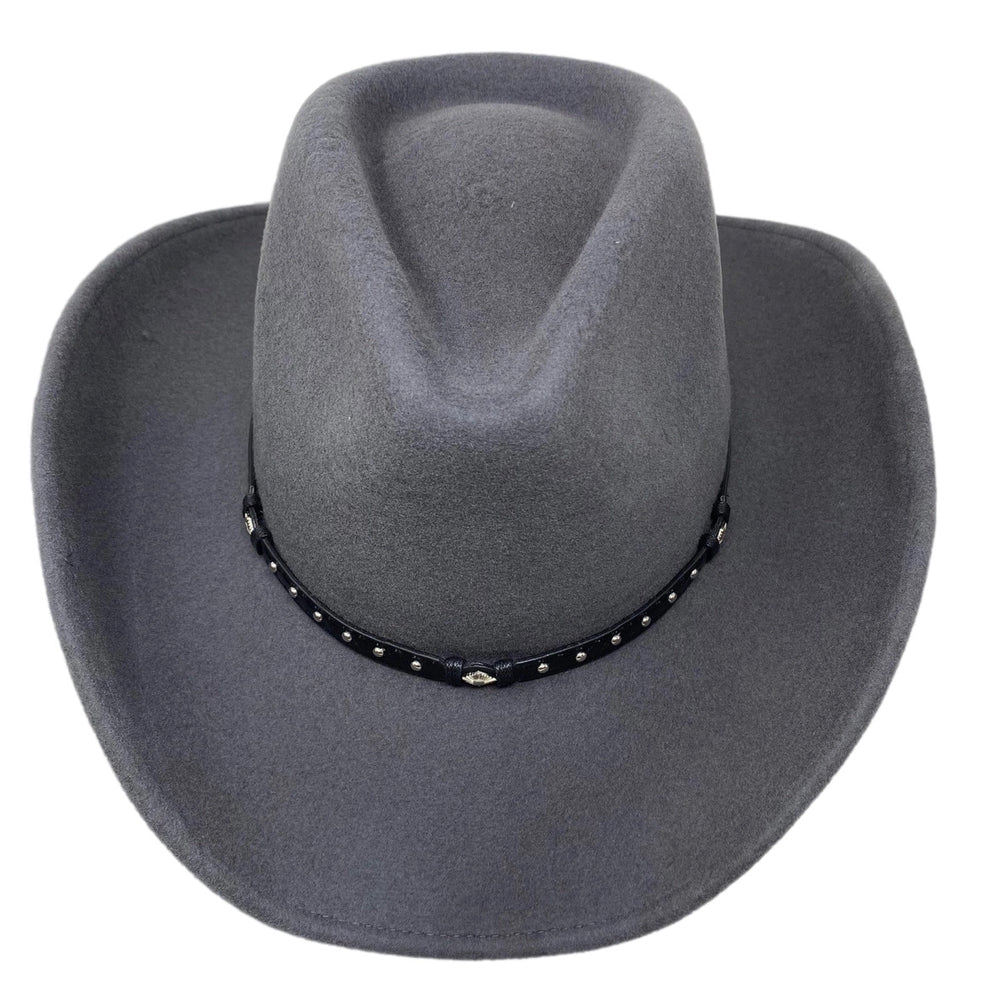NWT Gray Soft Wool Cowboy Hat OS Roper Cowboy Hat Grey - 100% Wool Felt - Etsy main image 4