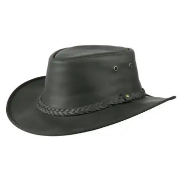 Lone Wolf Leather Hat