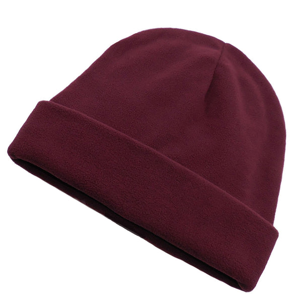Maroon Comfort Fleece Big Winter Hats - Made in USA | Big Hat