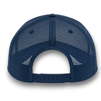 Navy Blue Partial Coolnit - Unstructured Baseball Cap KH - back 1