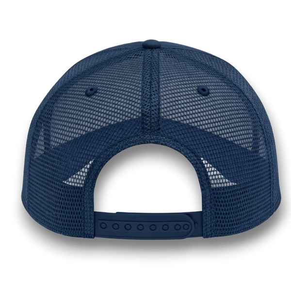 Navy Blue Partial Coolnit - Unstructured Baseball Cap KH - back 1