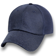 Navy Blue Partial Coolnit - Unstructured Baseball Cap KH