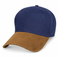 Navy Blue with Aztec Visor - Structured Baseball Cap - front 1