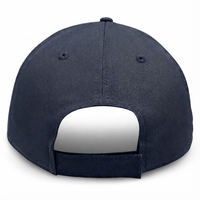 Navy Blue with Nautical Logo - Structured Baseball Cap - back 1