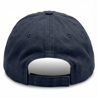 Navy Blue with Nautical Flags Logo - Unstructured Baseball Cap