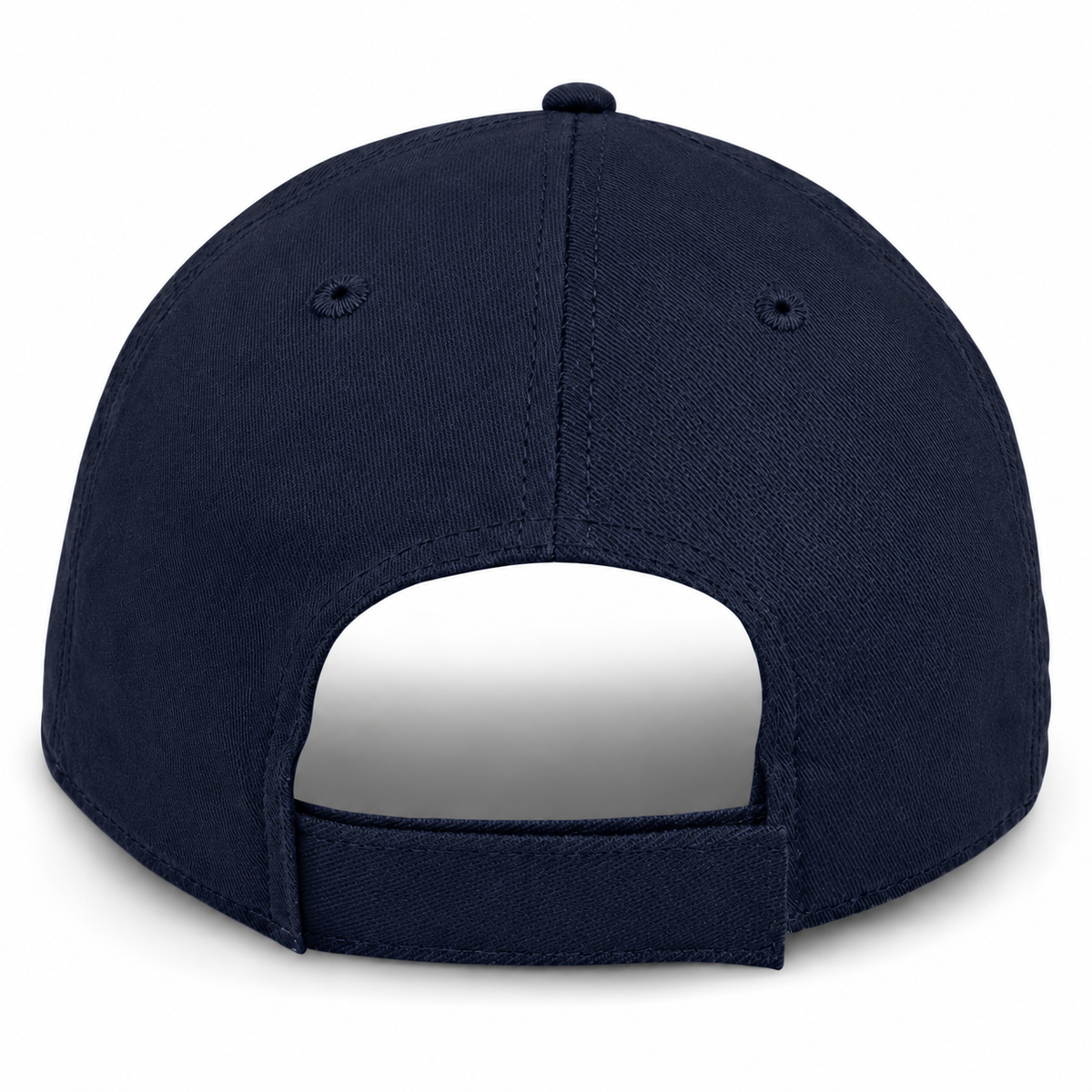 Navy Blue Structured Baseball Cap with USA Flag
