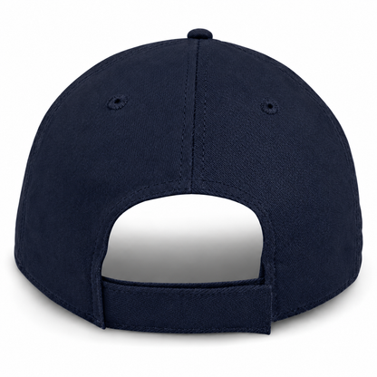 Navy Blue Structured Baseball Cap with USA Flag