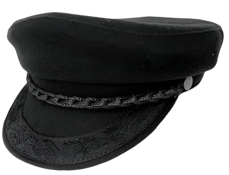Greek Fisherman Cap- Black