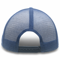 Ocean Blue Washed Mesh - Unstructured Baseball Cap - back 1