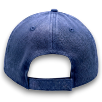 Ocean Blue Weathered - Unstructured Baseball Cap - back 1