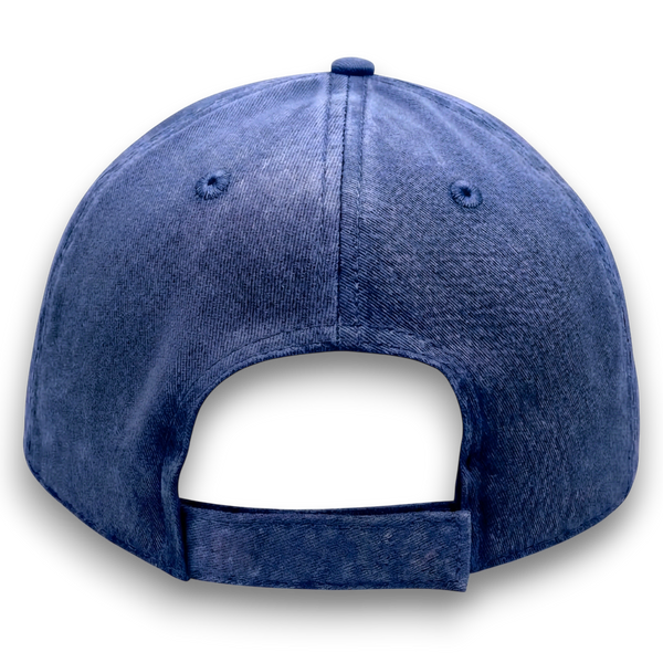 Ocean Blue Weathered - Unstructured Baseball Cap - back 1