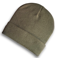 Olive Green Knit Hat