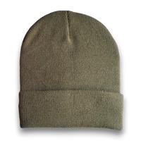Olive Green Knit Hat