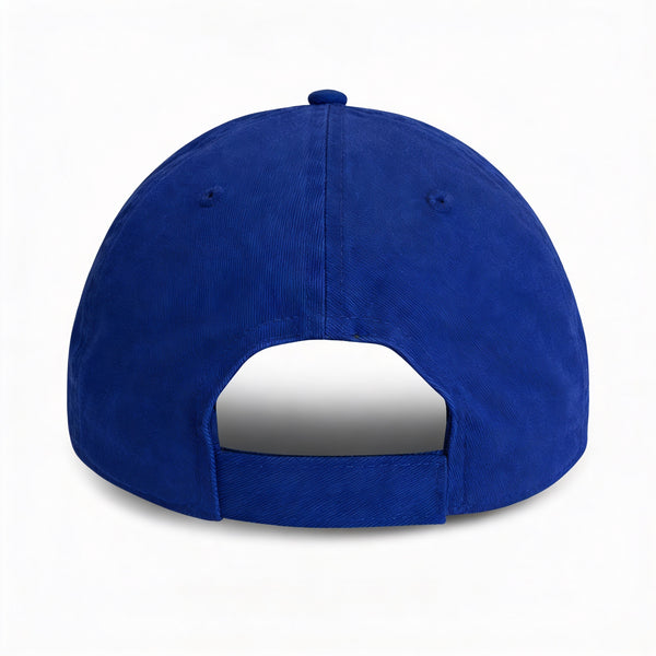 Royal Blue Unstructured Baseball Cap-back 1