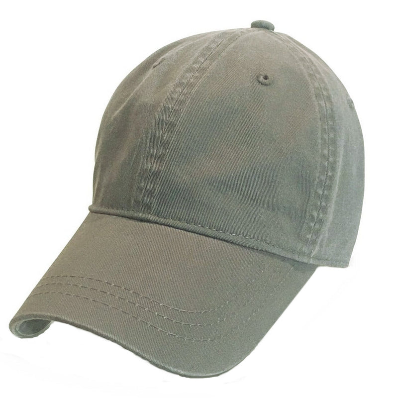 Sage Green Unstructured Baseball Cap front view
