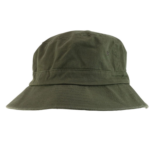 Short Brim Outdoor Bucket Hat - Olive