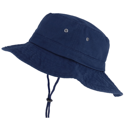 Short Brim Outdoor Bucket Hat - Navy Blue