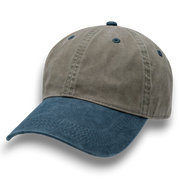 Stone with Blue Weathered - Unstructured Baseball Cap