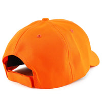 Structured Baseball Cap - Neon Orange