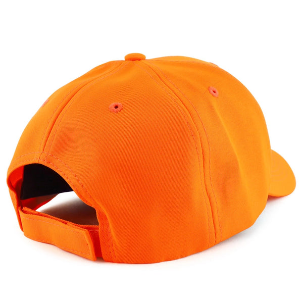 Structured Baseball Cap - Neon Orange