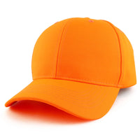 Structured Baseball Cap - Neon Orange