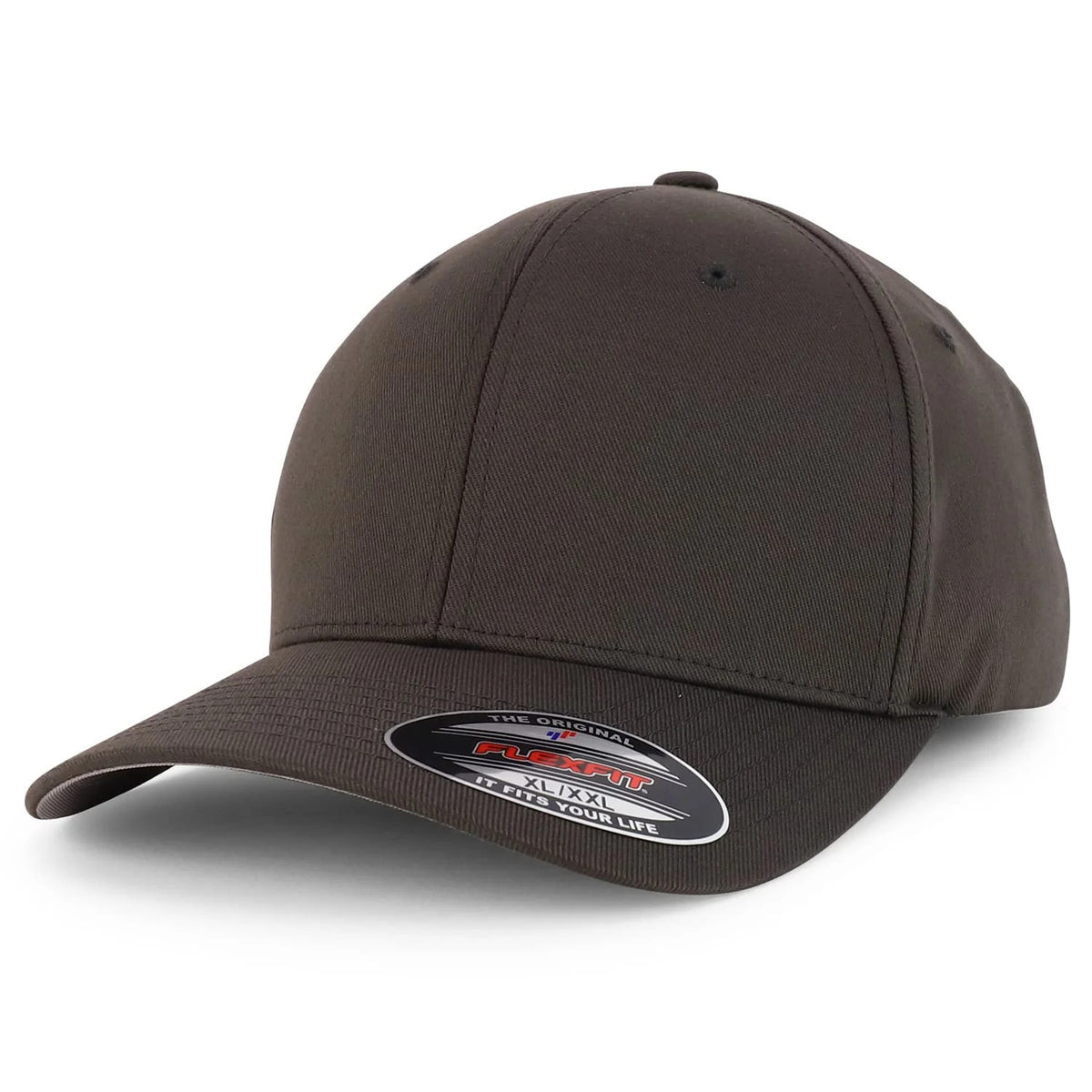 Charcoal - Structured Flexfit Cap front view