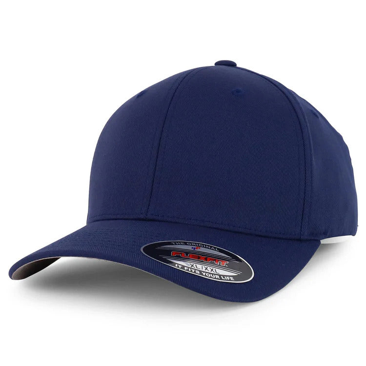 Navy - Structured Flexfit Cap front view