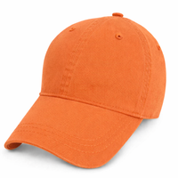 Vivid Blaza Orange baseball cap  front view