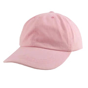 Washed Cotton Baseball Cap - Pink
