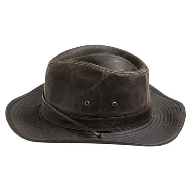 Weathered-Cotton-Outback-Hat-Side