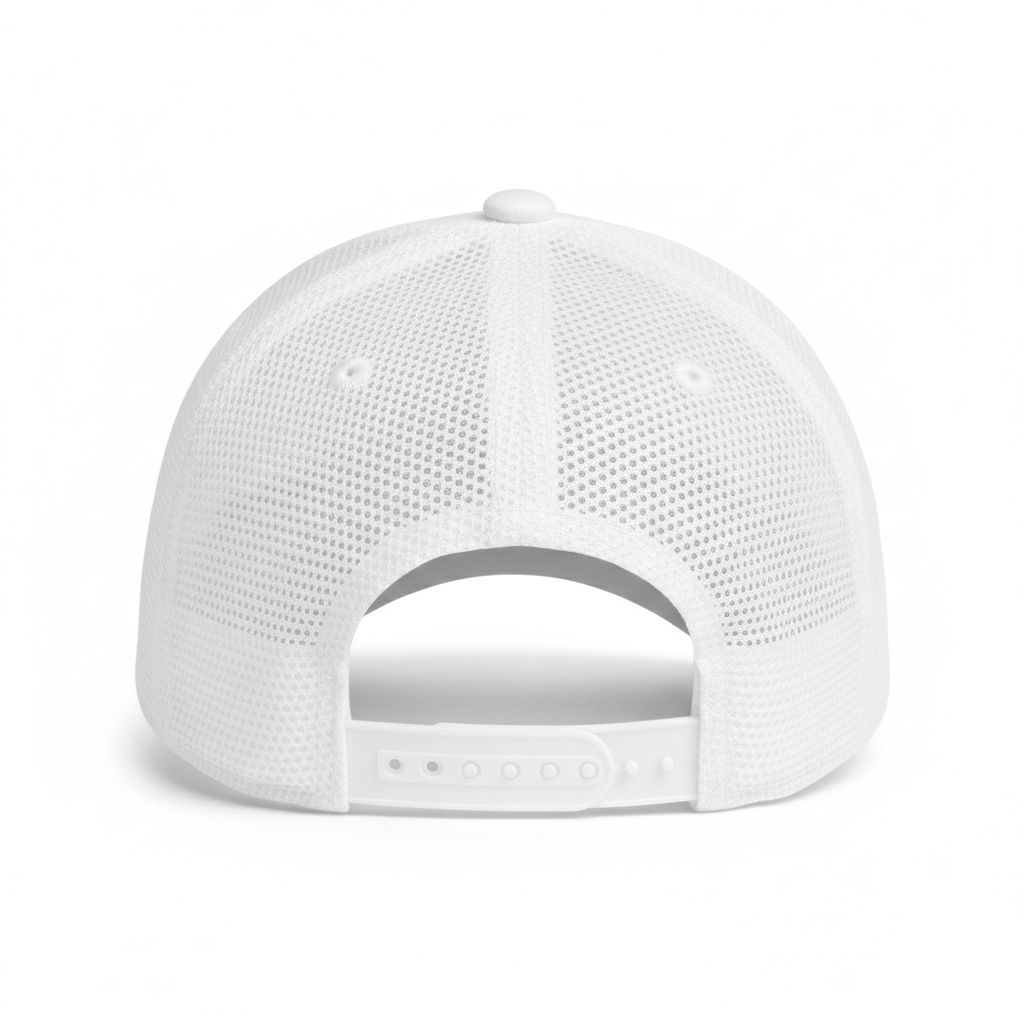 White All Coolnit-Unstructured Baseball Cap-back 1