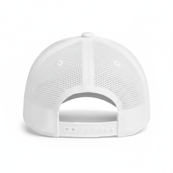 White All Coolnit-Unstructured Baseball Cap-back 1