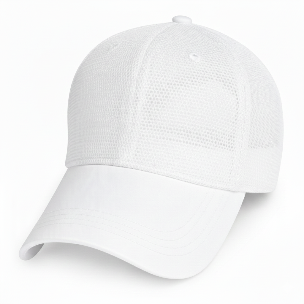 White All Coolnit-Unstructured Baseball Cap-front 1