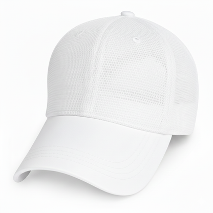 White All Coolnit-Unstructured Baseball Cap-front 1