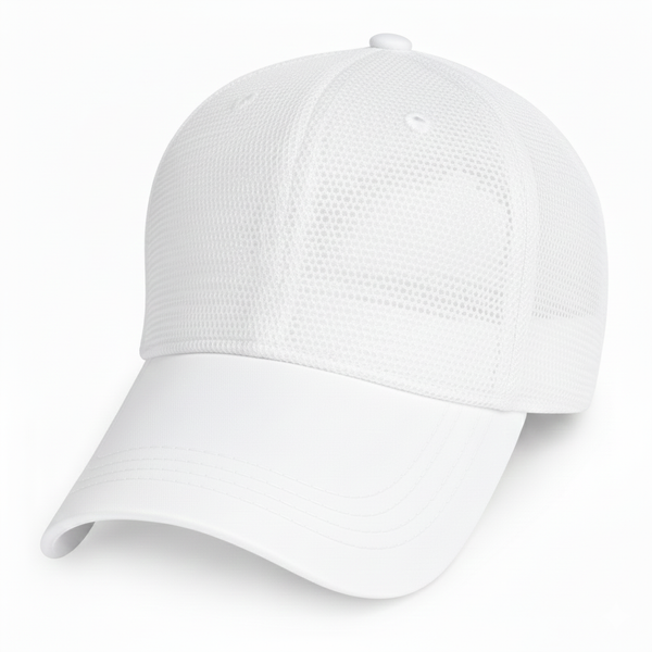 White All Coolnit-Unstructured Baseball Cap-front 1