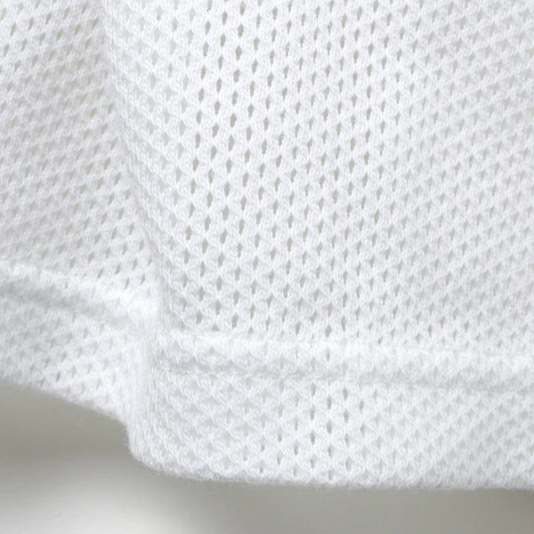 White Wicking Soft Mesh - Unstructured Baseball Cap