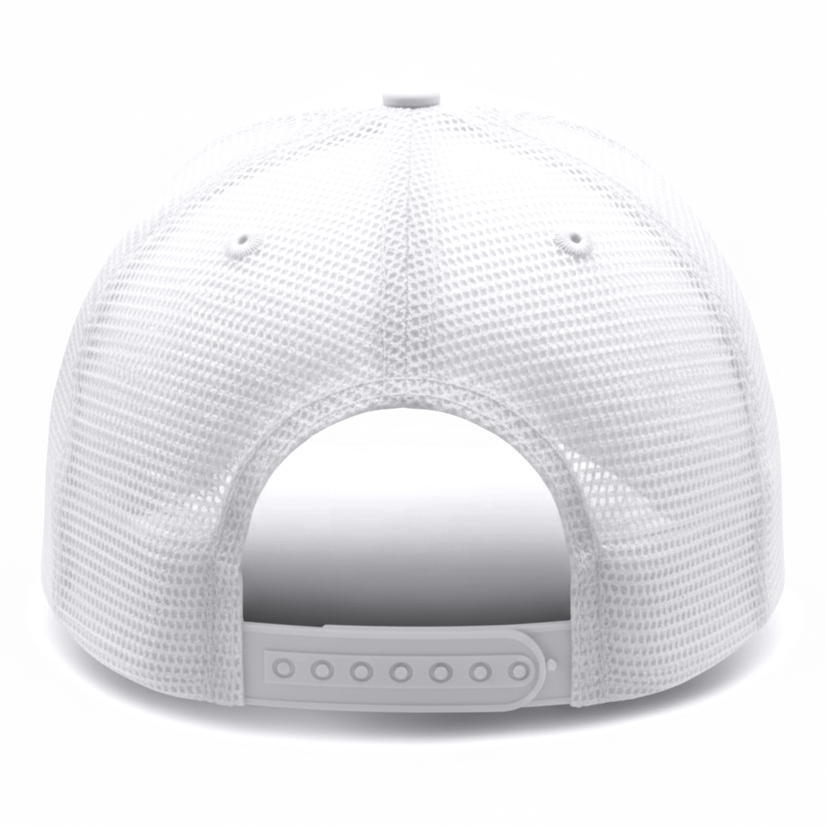 White Partial Coolnit - Unstructured Baseball Cap - back 1