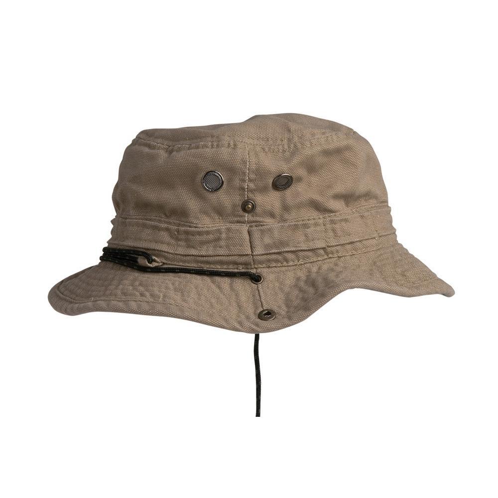 Yellowstone Organic Cotton Hiking Bucket Hat - Khaki