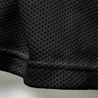 Black Wicking Soft Mesh - Unstructured Baseball Cap