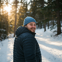 Sky Blue Knit Hat