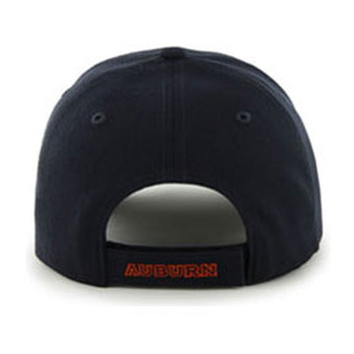 Auburn University (AU) NCAA College Structured Baseball Big Caps, fits Size 3XL, back-view