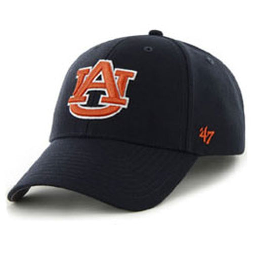 Auburn University (AU) NCAA College Structured Baseball Big Caps, fits Size 3XL