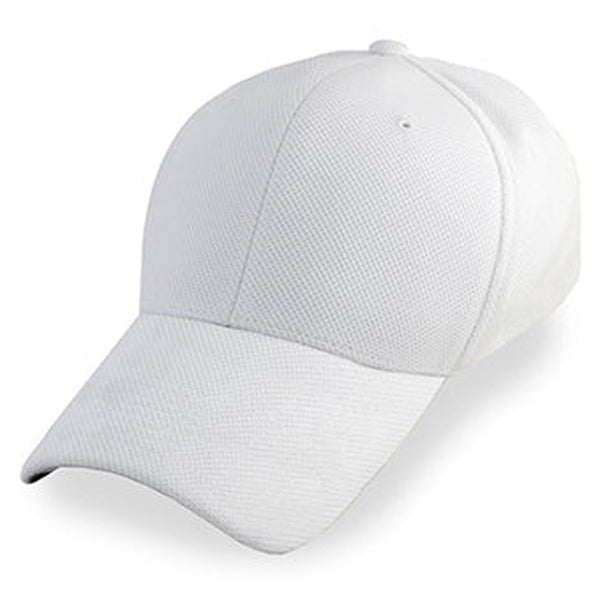 White Wicking - Flexfit Baseball Cap top left view