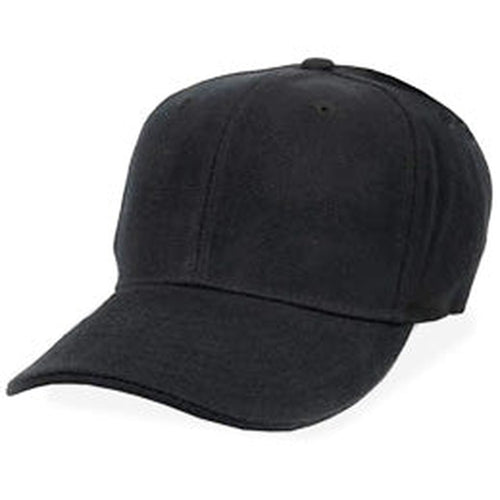 Black Fitted Hats for Big Heads in Sizes 7 3/4 and Size 8
