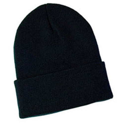 Black Knit Beanies for Big Heads